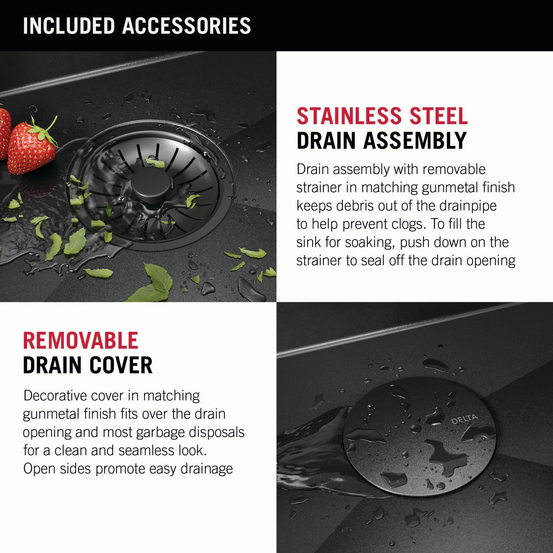 27&rdquo; Undermount 16 Gauge Workstation Kitchen Sink Single Bowl with WorkFlow&trade; Ledge and Accessories